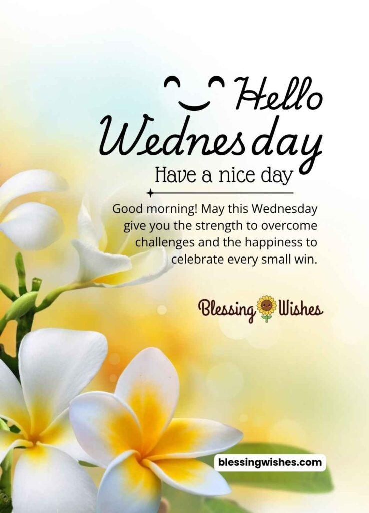 Good Morning Wednesday Blessings
