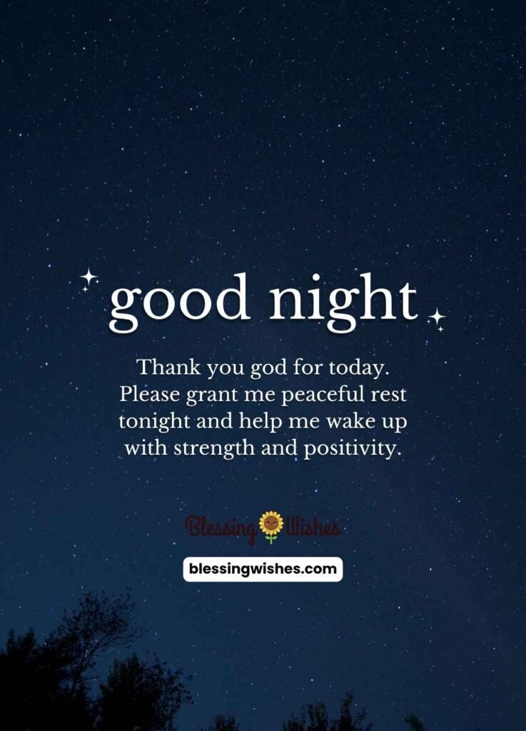 Good Night Blessings