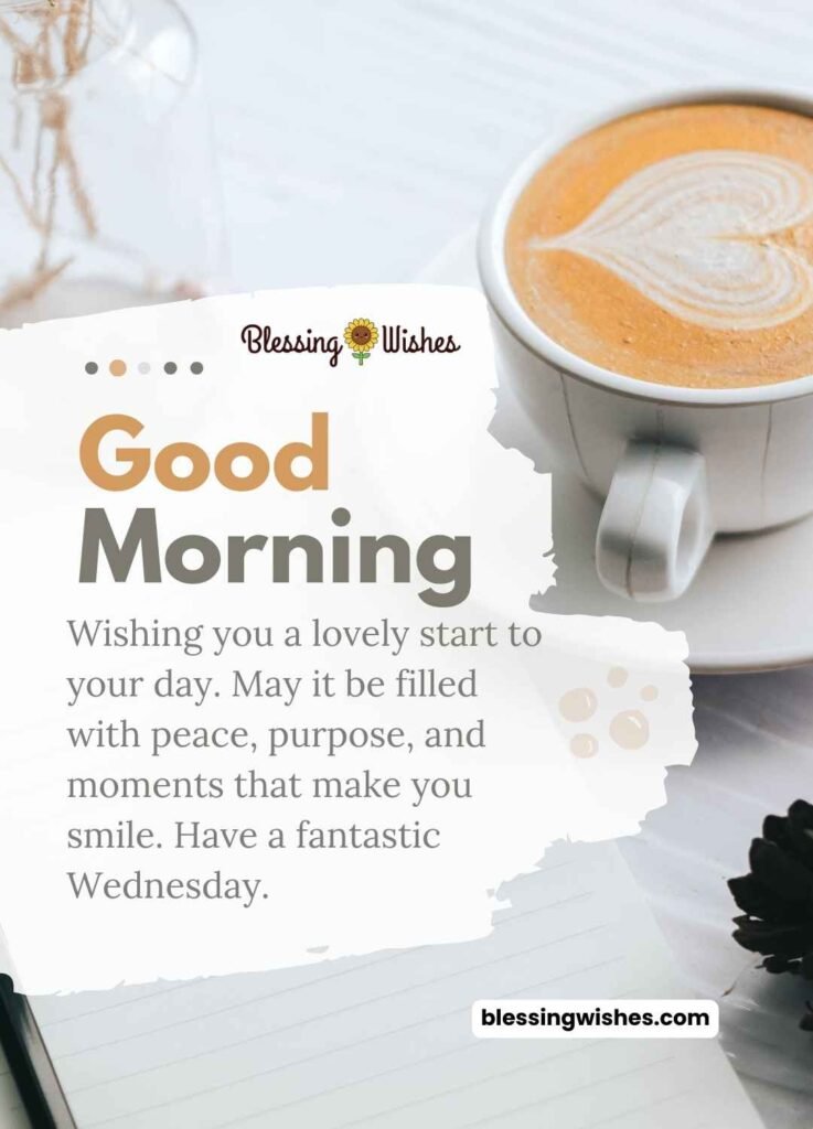Good Morning Wednesday Blessings
