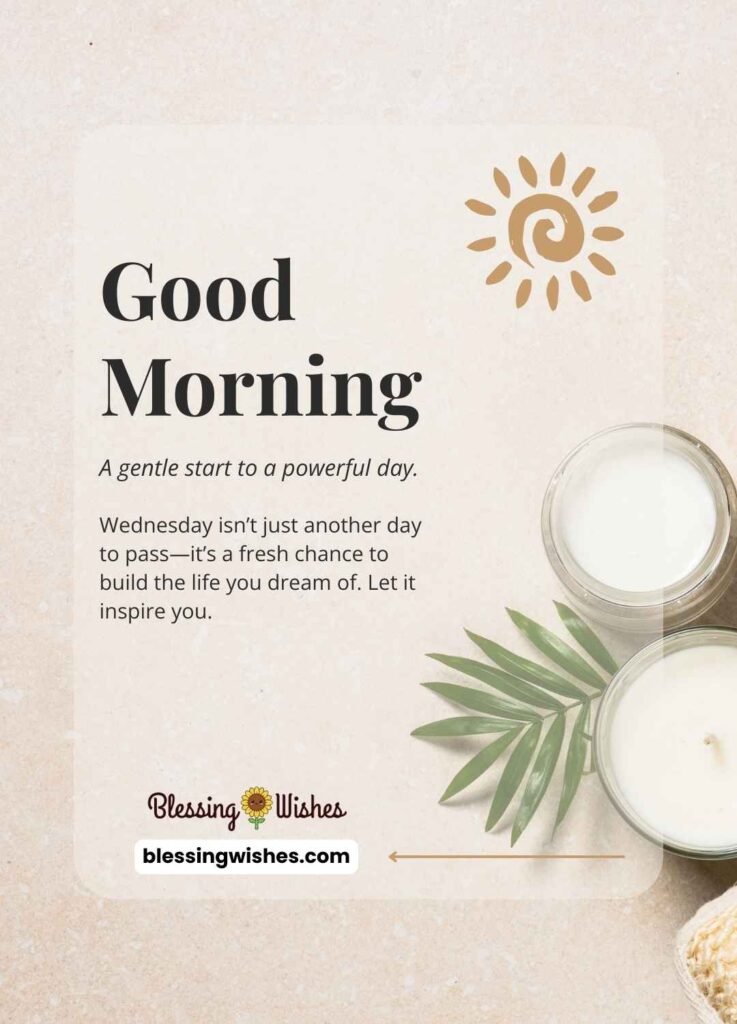 Good Morning Wednesday Blessings