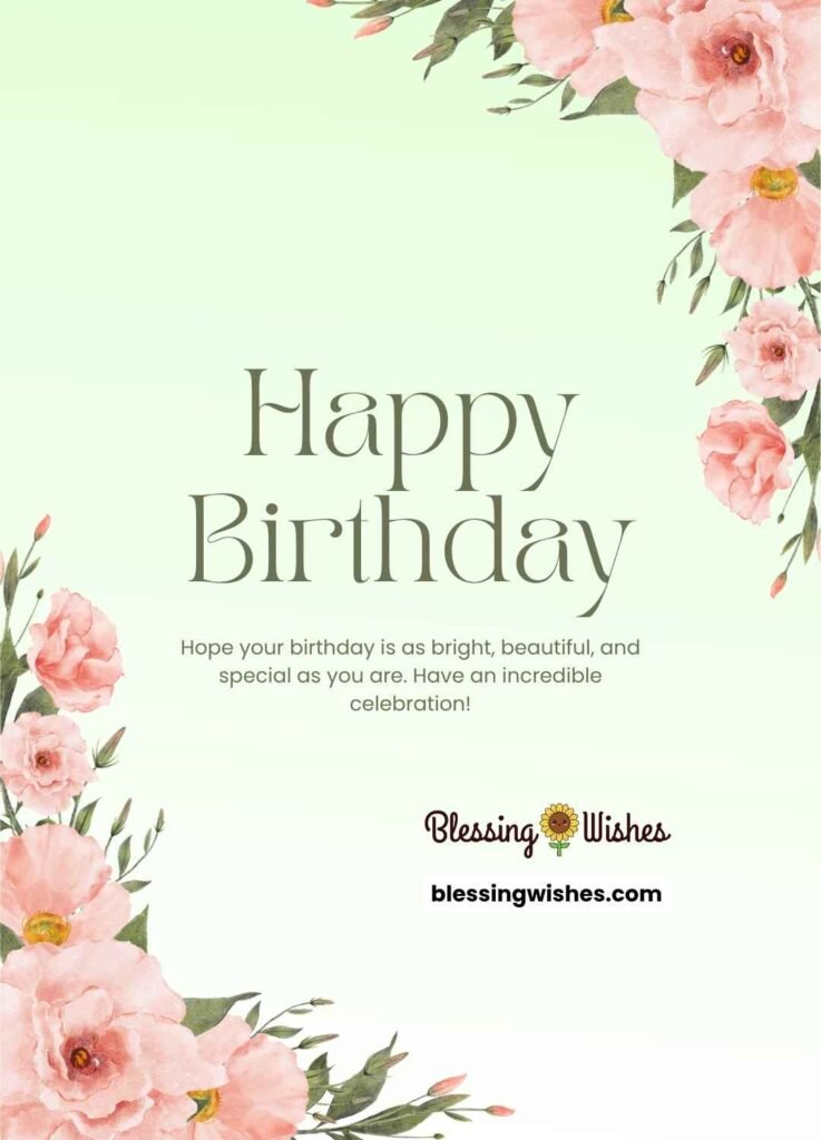 Happy Birthday Blessings
