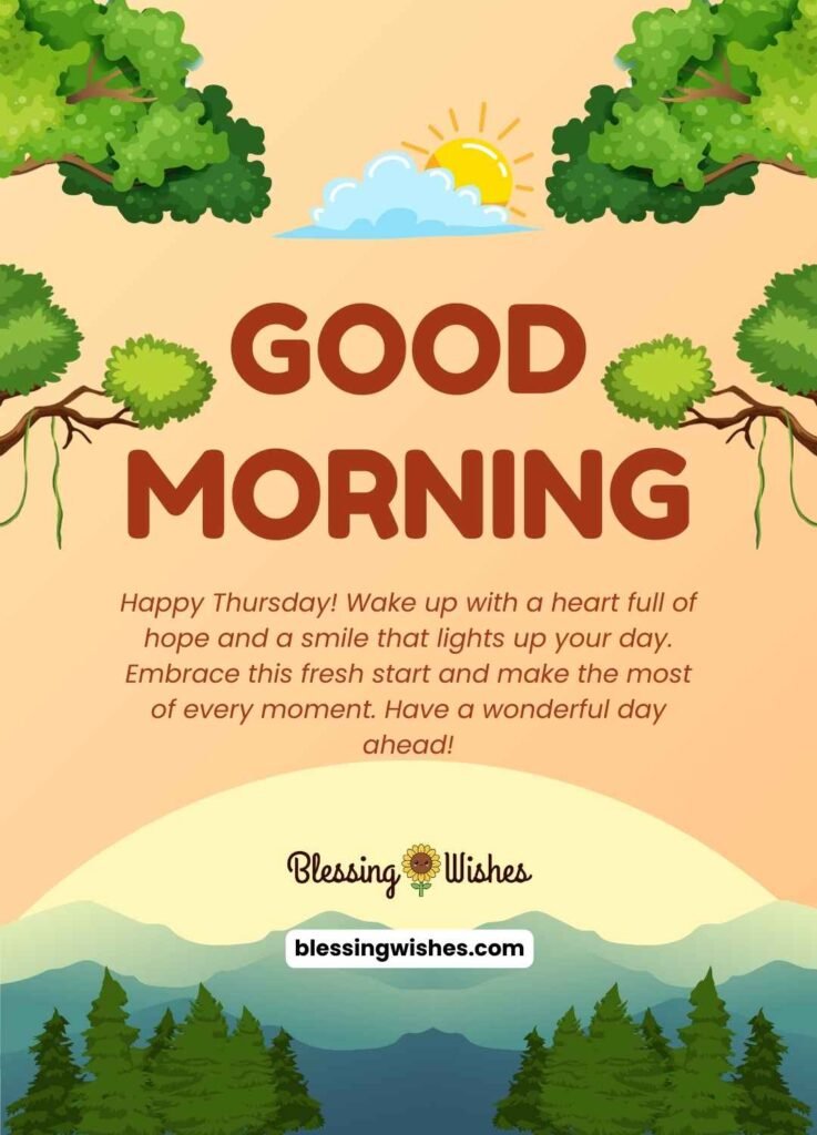 Good Morning Thursday Blessings