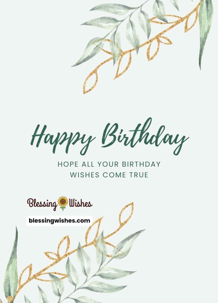 Happy Birthday Blessings