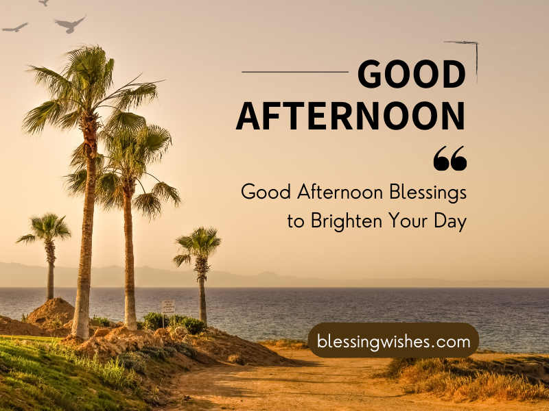 120+ Good Afternoon Blessings to Brighten Your Day