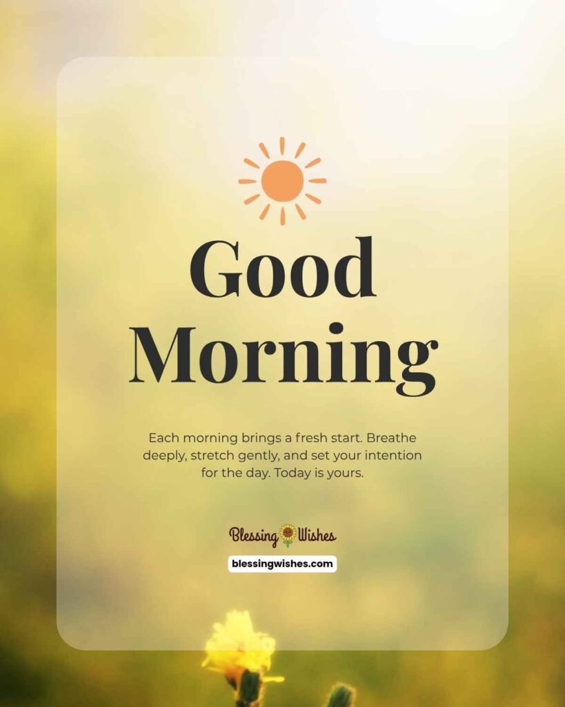 Morning Prayers and Blessings