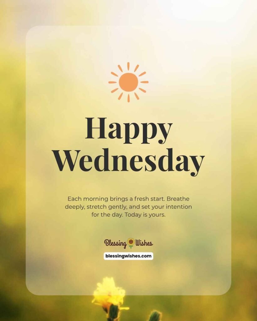 Wednesday Blessings