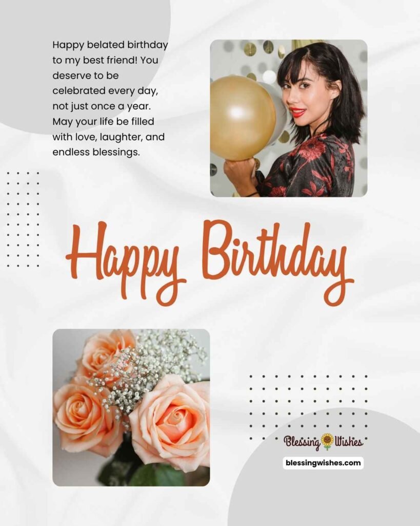 Belated Birthday Wishes