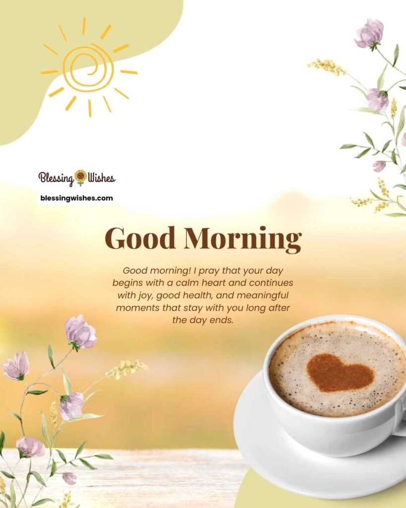 Morning Prayers and Blessings