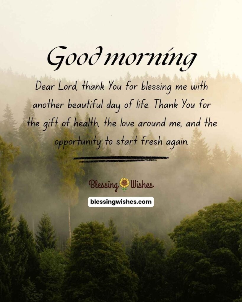 Good Morning Prayers