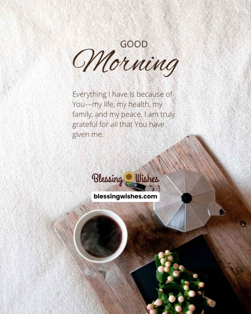 Good Morning Prayers