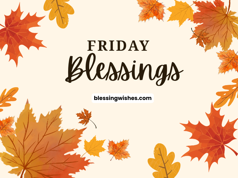 Good Morning Friday Blessings