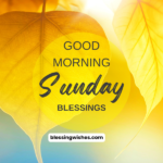 120+ Good Morning Sunday Blessings and Prayers with Images