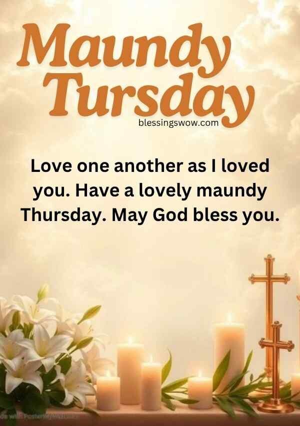 Beautiful Holy Thursday blessings and faith-filled message