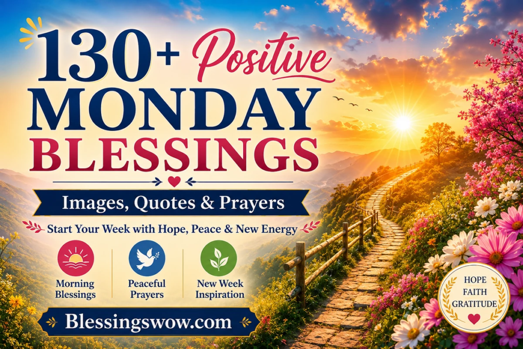 Positive Monday Blessings