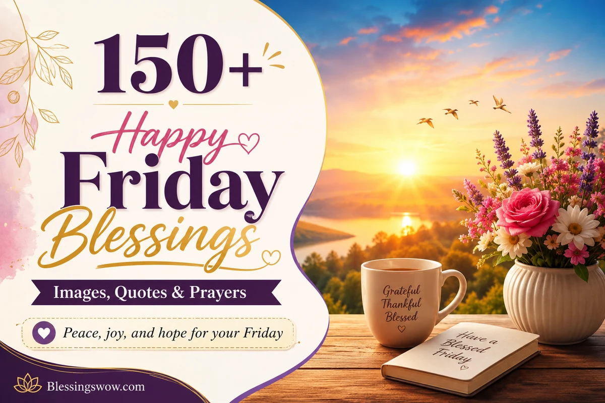Happy Friday Blessings, Images, Quotes and Prayers