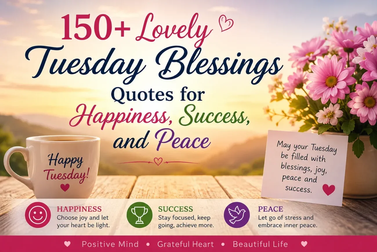 Lovely Tuesday Blessings, Quotes, Prayers and Wishes