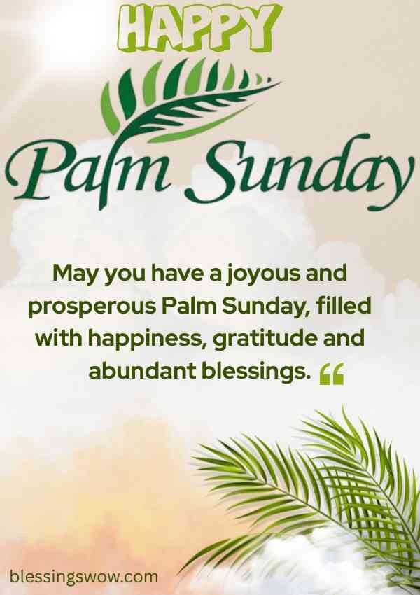 Happy Palm Sunday blessings, wishes, quotes and prayers for 2026