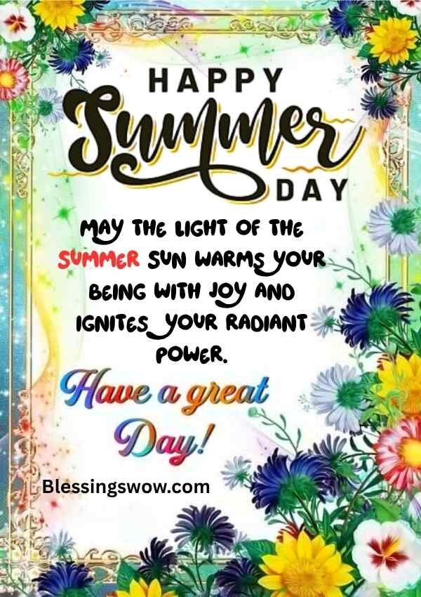 Happy Summer Solstice blessings 2026 image