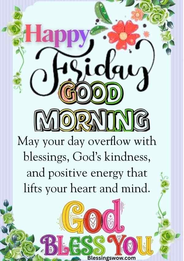 Thankful Good Morning Friday Blessings