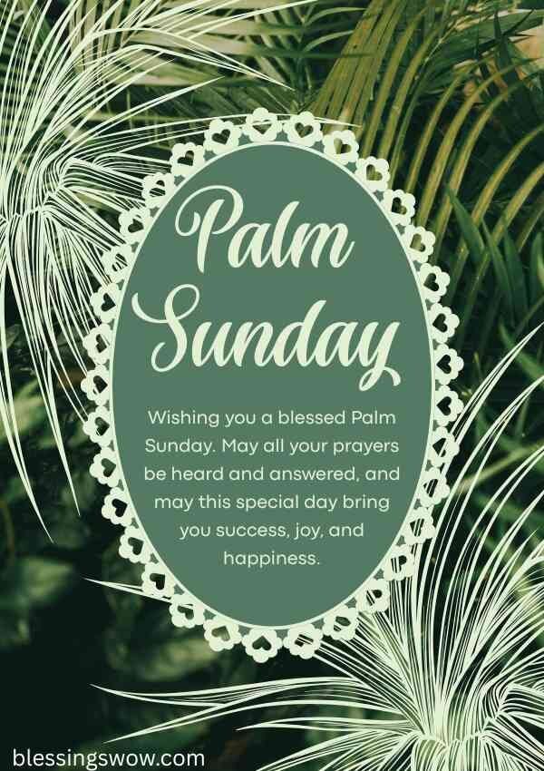 Palm Sunday images and quotes about faith, hope, love, and renewal