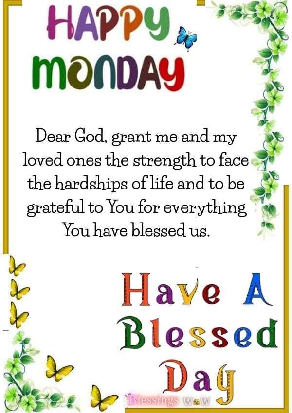 Monday Blessings and Prayers for Friends