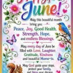 Happy June blessings, quotes and wishes for a blessed month