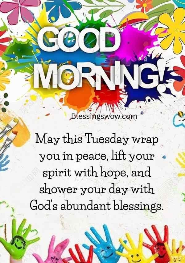 Inspirational Tuesday Blessings Quotes