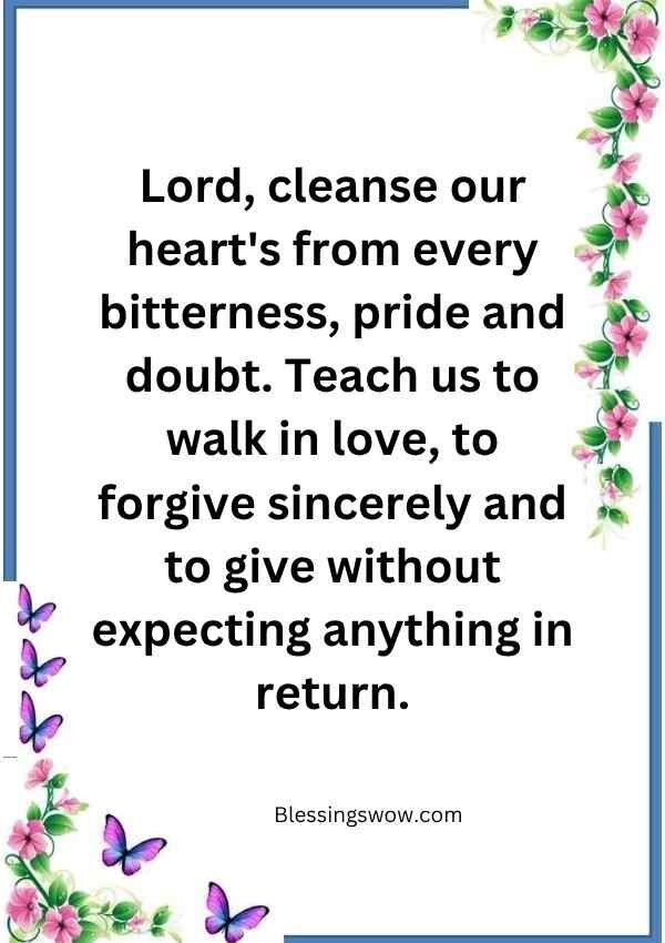 Holy Thursday prayer and blessings with a peaceful floral design