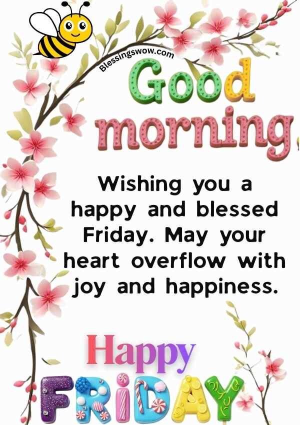 Friday Good Morning Wishes and Blessings