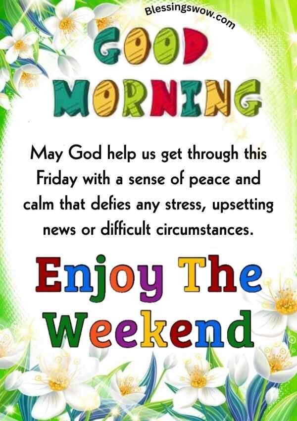 Positive Friday Morning Blessings
