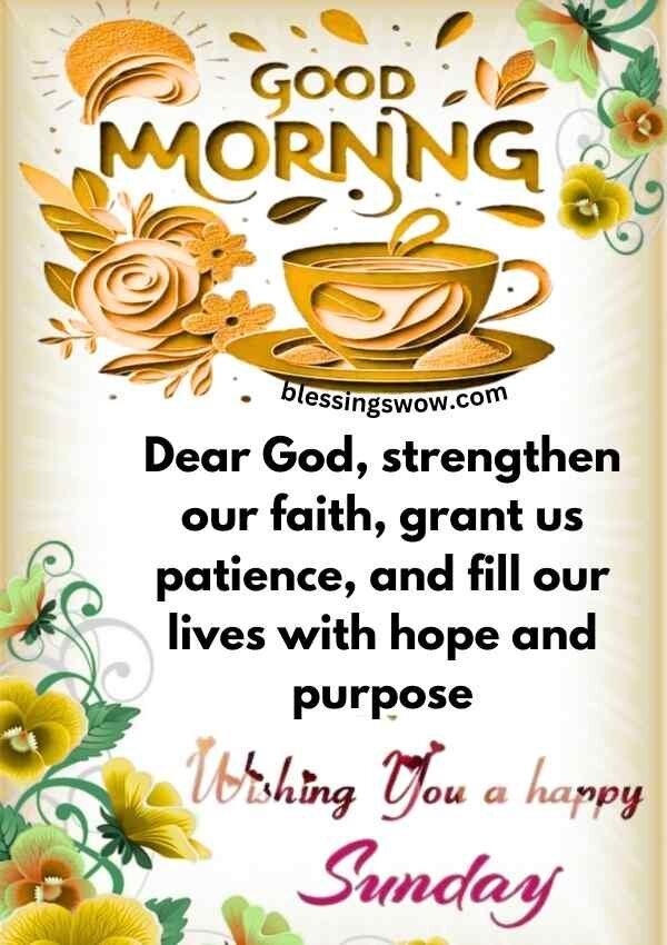 Sunday Blessings and Prayers