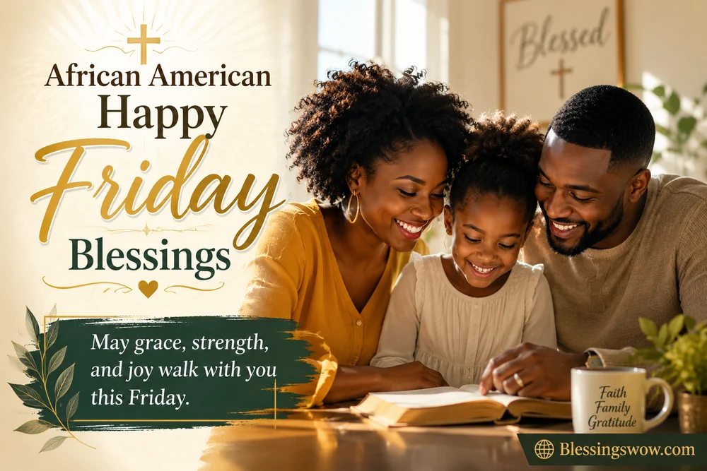 African American Happy Friday Blessings