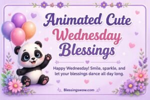 Animated Cute Wednesday Blessings