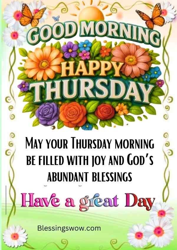 100+ happy Thursday morning blessings, quotes and prayers