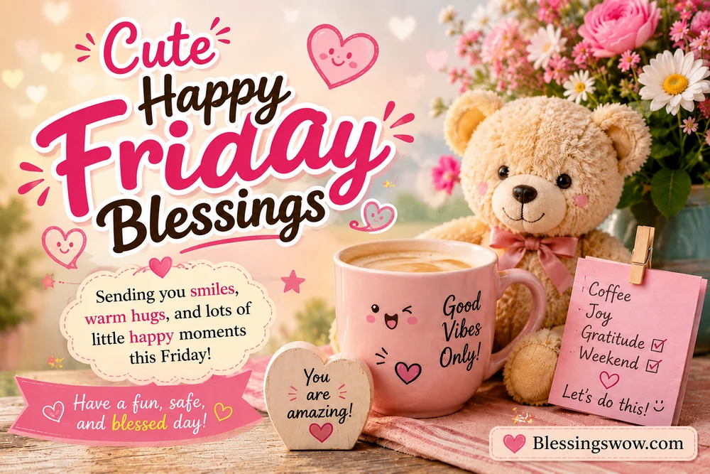 Cute Happy Friday Blessings