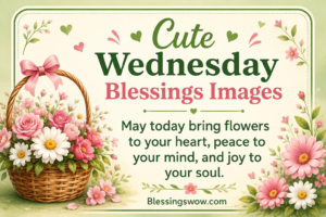Cute Wednesday Blessings images