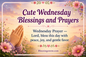 Cute Wednesday Blessings and Prayers