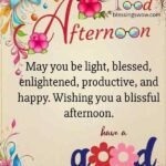 Good Afternoon Blessings and Prayers