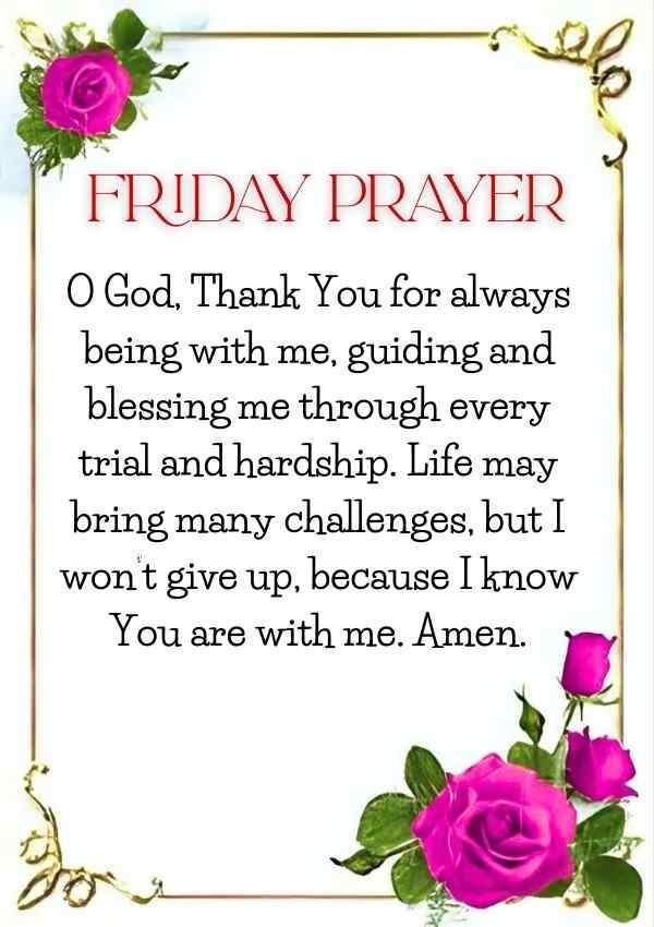 Friday Blessings and Prayers
