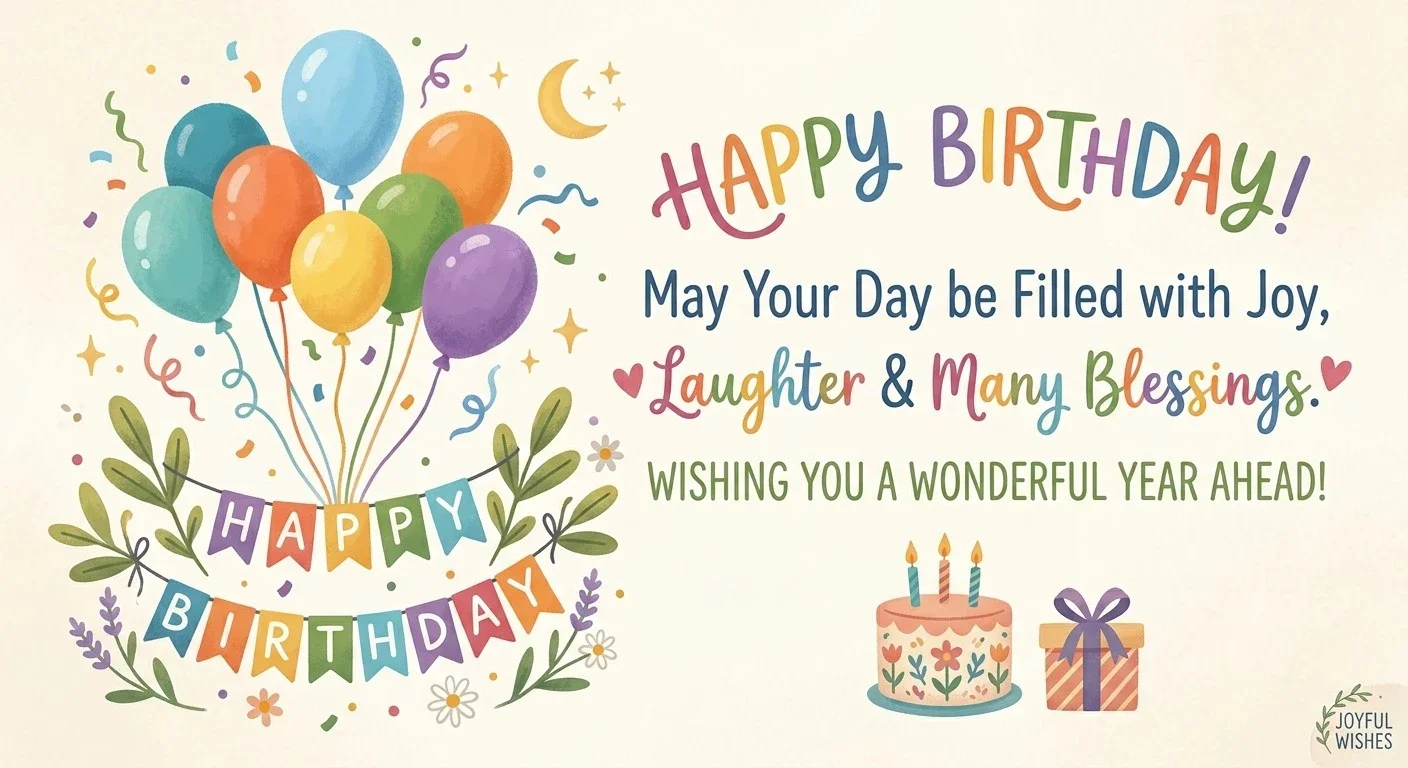 General Happy Birthday Blessings for Anyone