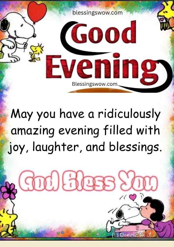 Good Evening Blessings and Prayers