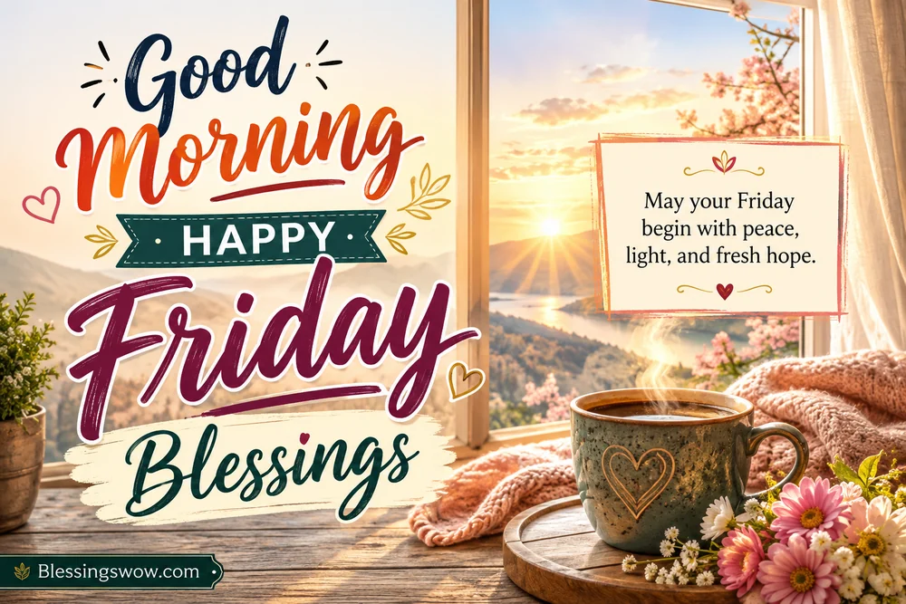 Good Morning Happy Friday Blessings
