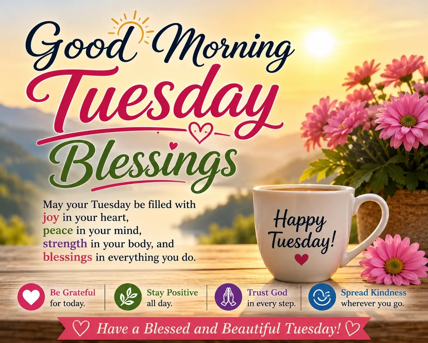 Good Morning Tuesday Blessings