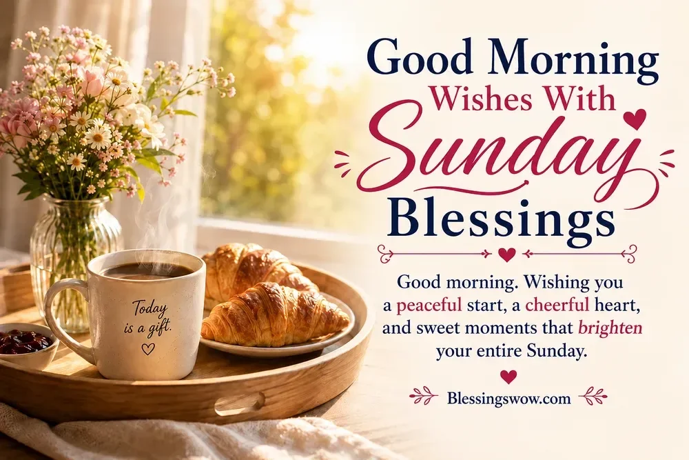 Good Morning Wishes With Sunday Blessings