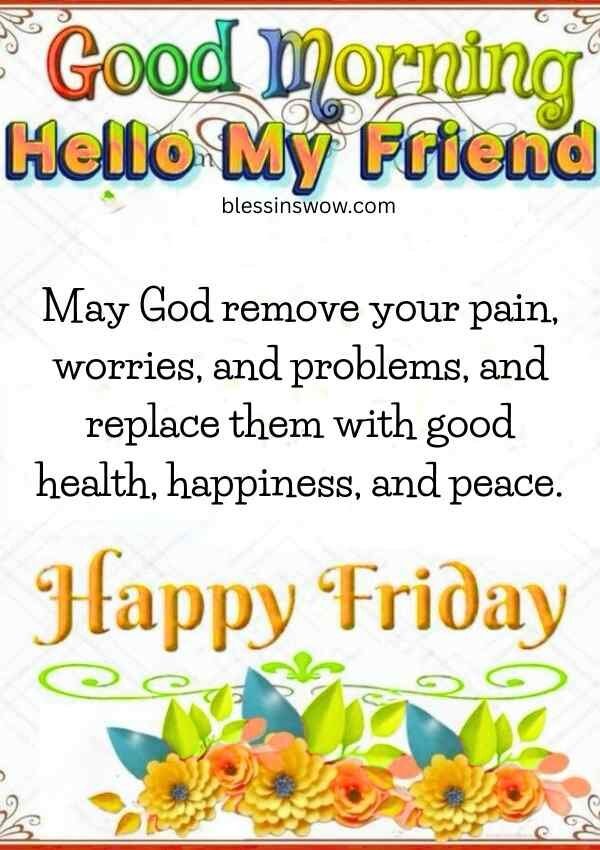 Beautiful Friday Morning Blessings