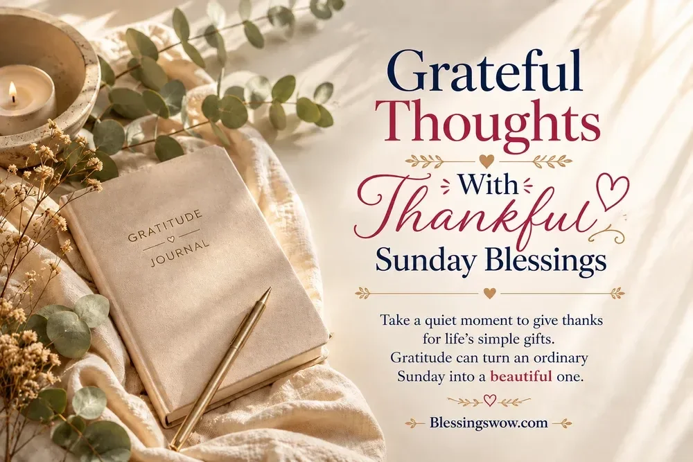 Grateful Thoughts With Thankful Sunday Blessings