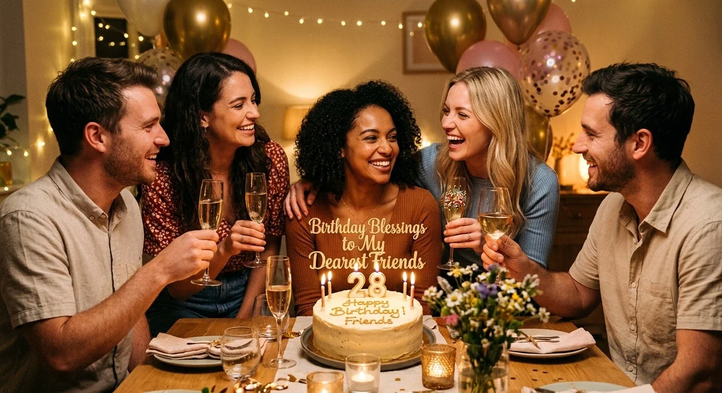 Happy Birthday Blessings for Friends