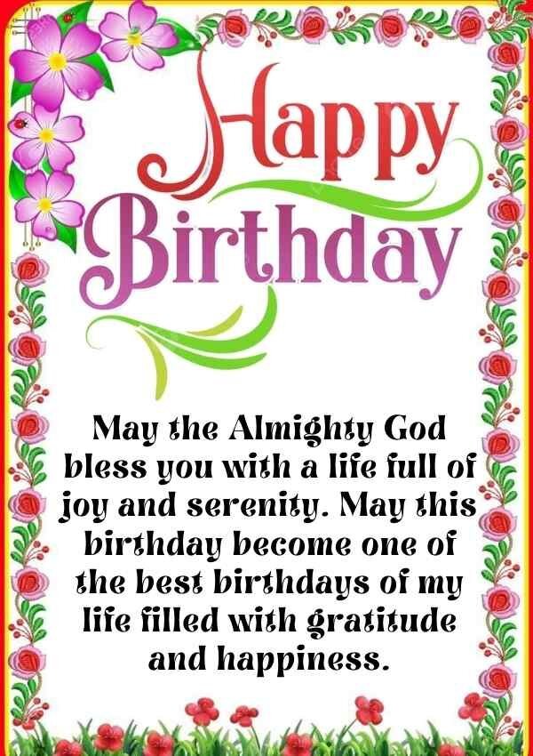 Happy Birthday Prayers and Blessings