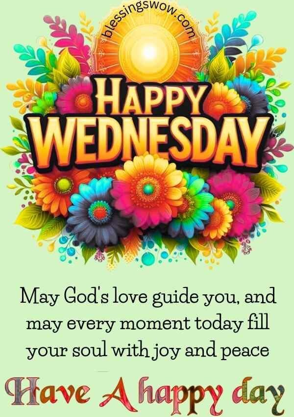 Happy Wednesday Blessings Image