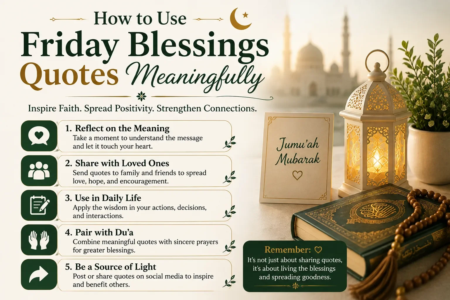 How to Use Friday Blessings Quotes Meaningfully